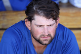 Surprise, AZ - March 12: San Francisco Giants v Kansas City Royals - Luke Hochevar Photographie par Christian Petersen