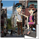 Cruisin´ Together Kunstdruck von LaMonix 