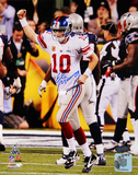 Eli Manning Signed Super Bowl XLVI Celebration Vertical Photo Photo