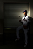 Surprise, AZ - February 28: Texas Rangers Photo Day - Koji Uehara Photographic Print by Jamie Squire
