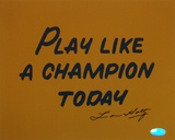 Lou Holtz Play Like A Champion Today Photo