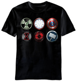 The Avengers - Straight Six T-shirts