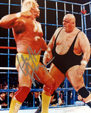 Hulk Hogan - WWE - vs. King Kong Bundy WWE Autographed Photo (Hand Signed Collectable) Photo