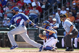 Surprise, AZ - March 09: Los Angeles Dodgers v Texas Rangers - Ron Washington Photographic Print by Christian Petersen