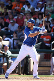 Surprise, AZ - March 12: San Francisco Giants v Kansas City Royals - Chris Getz Photographie par Christian Petersen