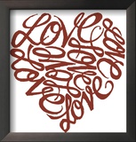 Love, Love, Love Print