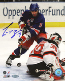 Scott Gomez Shot vs Devils Photo