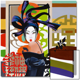 Kiku Poster by Bernard 