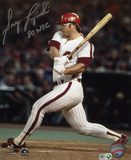 Greg Luzinski Philadelphia Phillies with 80 WSC Inscription Photo
