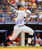 Jesus Montero Autographed Second Career Homerun Vertical Photo