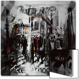 Rue dans New York Kunstdrucke von MN.FF 