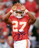 Larry Johnson Kansas City Chiefs - Rock Sign Photo