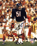 Dick Butkus Chicago Bears - Action with HOF 79 Inscription Photo