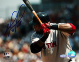 David Ortiz Close Up Away Batting Photo
