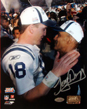 Tony Dungy SB XLI Close up view with Peyton Manning Fotografía