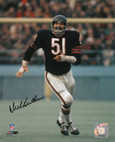 Dick Butkus Chicago Bears - Running in Blue Jersey Photo