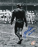 Y.A. Tittle New York Giants with HOF 71 Inscription Photo