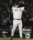 Bobby Jenks Chicago White Sox 2005 World Series Game 4 Autographed Photo (Hand Signed Collectable) Photo