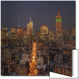 Skyline Kunstdrucke von Terrible 