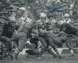 Dan Reeves Dallas Cowboys with SB VI Champs Inscription Photo