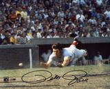 Pete Rose Cincinnati Reds Head First Slide Photo