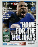 Brandon Jacobs Daily News "Home for the Holidays" Cover Re-Print Foto