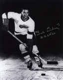Ted Lindsay Detroit Red Wings with "H.H.O.F. 66"  Autographed Photo (Hand Signed Collectable) Photo