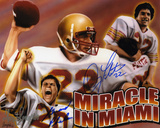 Doug Flutie and Gerald Phelan Boston College Eagles Art "Miracle In Miami" Collage Photo