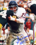 Stan Jones Chicago Bears - Action with HOF 91 Inscription Photo