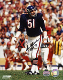 Dick Butkus Chicago Bears - Ready to Tackle with HOF 79 Inscription Photo