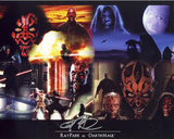 Ray Park Star Wars Collage Autographed Movie Photo (Hand Signed Collectable) Photo
