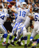 Peyton Manning Indianapolis Colts - Throwing vs. Texans Photo