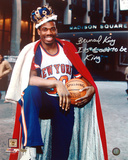 Bernard King With Crown in Front of the Garden Vertical Photo