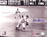 Don Larsen Last Pitch Horizontal B&W Photo Photo