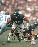 Steve McMichael Chicago Bears with SB XX Inscription Photo