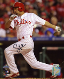 Shane Victorino Philadelphia Phillies 2008 WS Champions Autographed Photo (Hand Signed Collectable) Photo