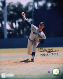 Stan Bahnsen New York Yankees with 1968 AL ROY Inscription Photo