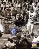 Dave Wilcox San Francisco 49ers with HOF 2000 Inscription Photo