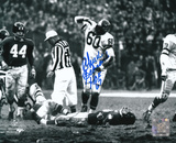 Chuck Bednarik Philadelphia Eagles with HOF 67 Inscription Photo