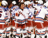 Phil Esposito New York Rangers with "HOF 1984" Inscription Photo