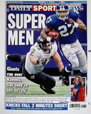 Brandon Jacobs Daily News "Super Men" Cover Re-Print Photo
