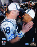 Tony Dungy SB XLI Close up view with Peyton Manning Fotografía