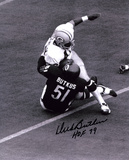 Dick Butkus Chicago Bears -Tackling- with HOF 79 Inscription Photo