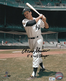 Moose Skowron New York Yankees with 5x WS Champs Inscription Photo
