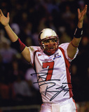 Ben Roethlisberger Miami University Redhawks - Arms in Air in White Jersey Photo
