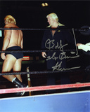Bobby Heenan with The Brain Inscription Photo