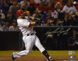 Mike Napoli Texas Rangers 2011 World Series Photo