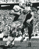 John David Crow Texas A&M Aggies with Heisman 57 Inscription Photographie