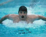 Mark Spitz Olympian -Swimming with 7 Gold in 72 Inscription Photo