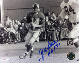 YA Tittle New York Giants with HOF 71 Inscription Photo